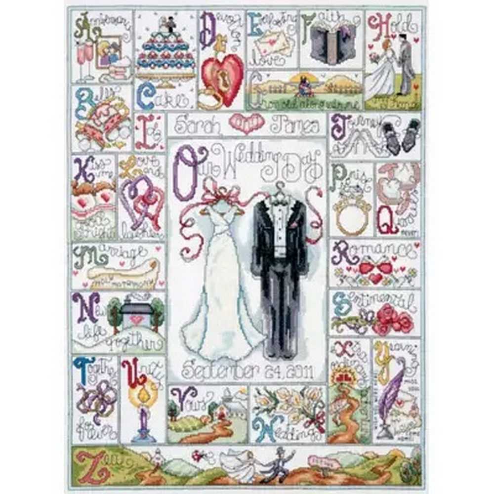 Wedding ABC Cross Stitch Kit - Design Works