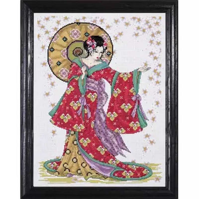Red Geisha Cross Stitch Kit - Design Works SALE
