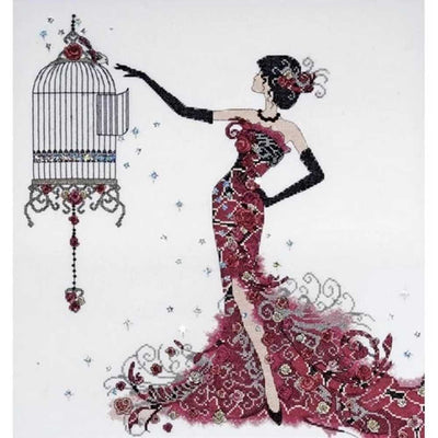 Bird Cage Cross Stitch Kit - Design Works