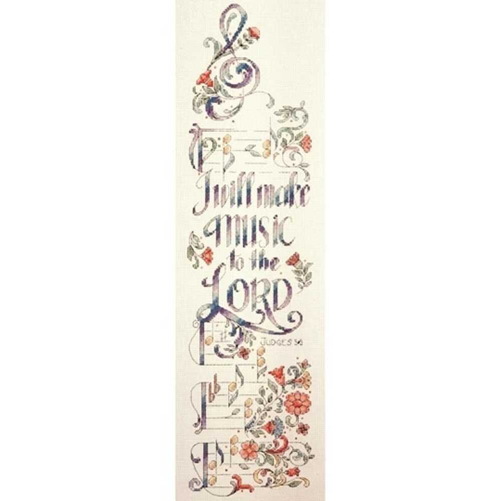 I Will Make Music Cross Stitch Kit - Design Works