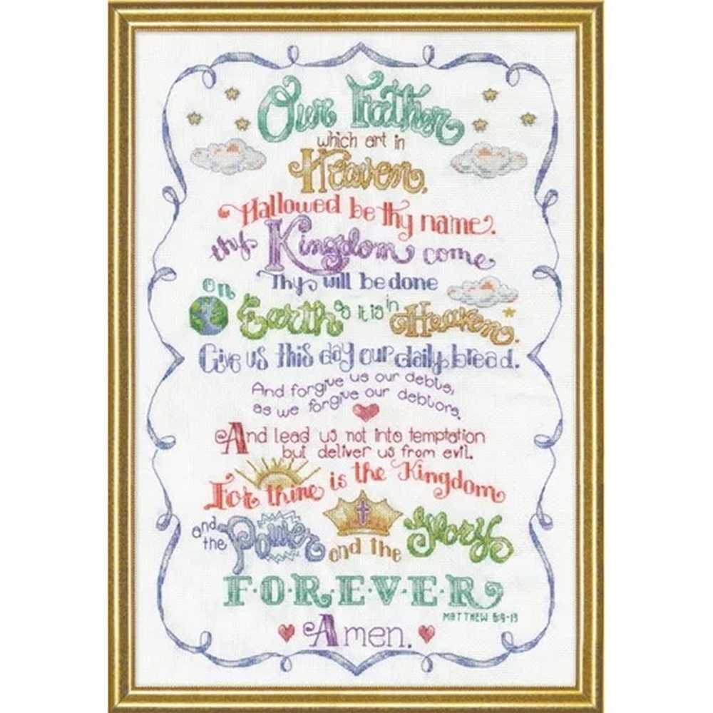 Lord's Prayer Cross Stitch Kit - Design Works SALE