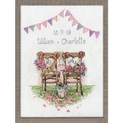 Wedding Chairs Cross Stitch Kit - Design Works SALE