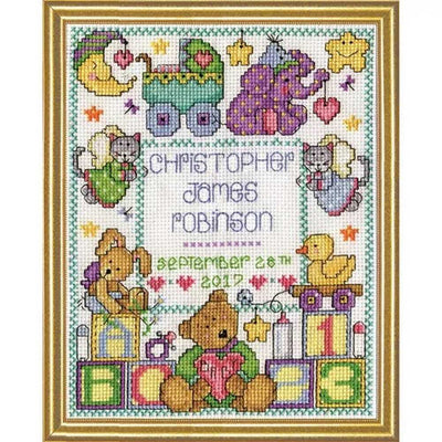 ABC Baby Sampler Cross Stitch Kit - Design Works