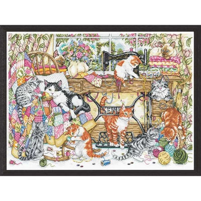 Sew Many Kittens Cross Stitch Kit - Design Works