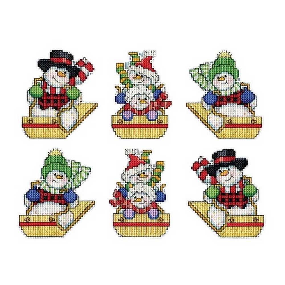 Sledding Cross Stitch Kit - Design Works