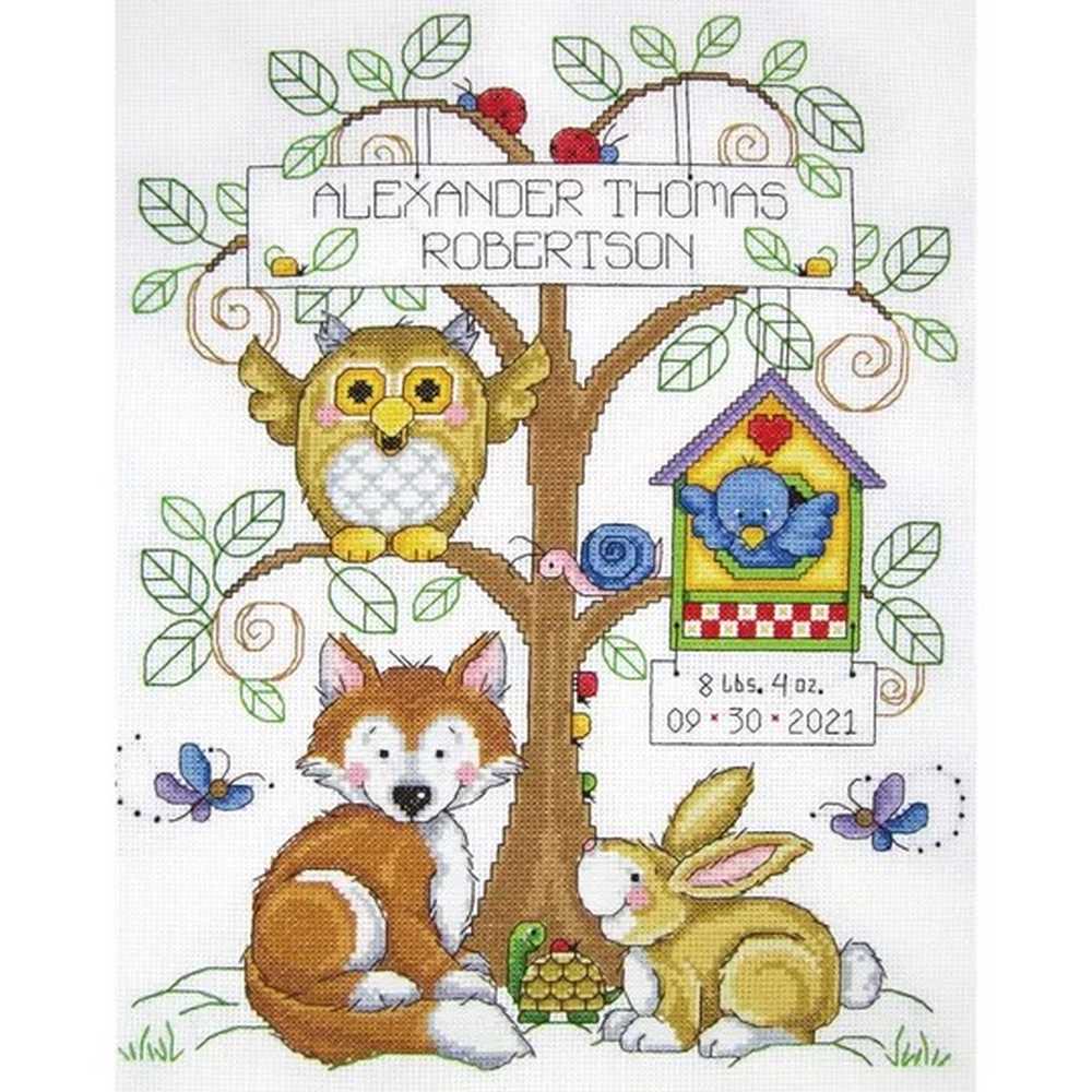 Baby's Forest Sampler Cross Stitch Kit - Design Works