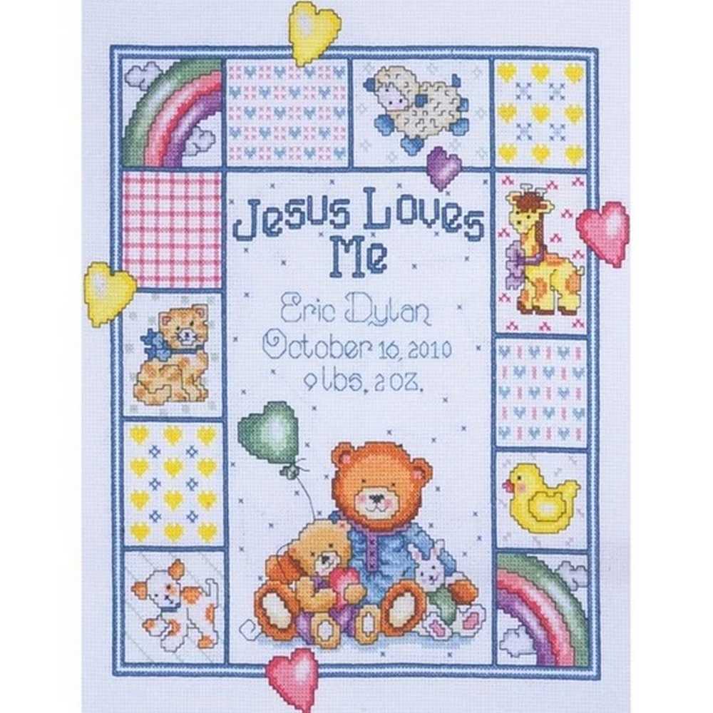 Jesus Loves Me Cross Stitch Kit - Design Works