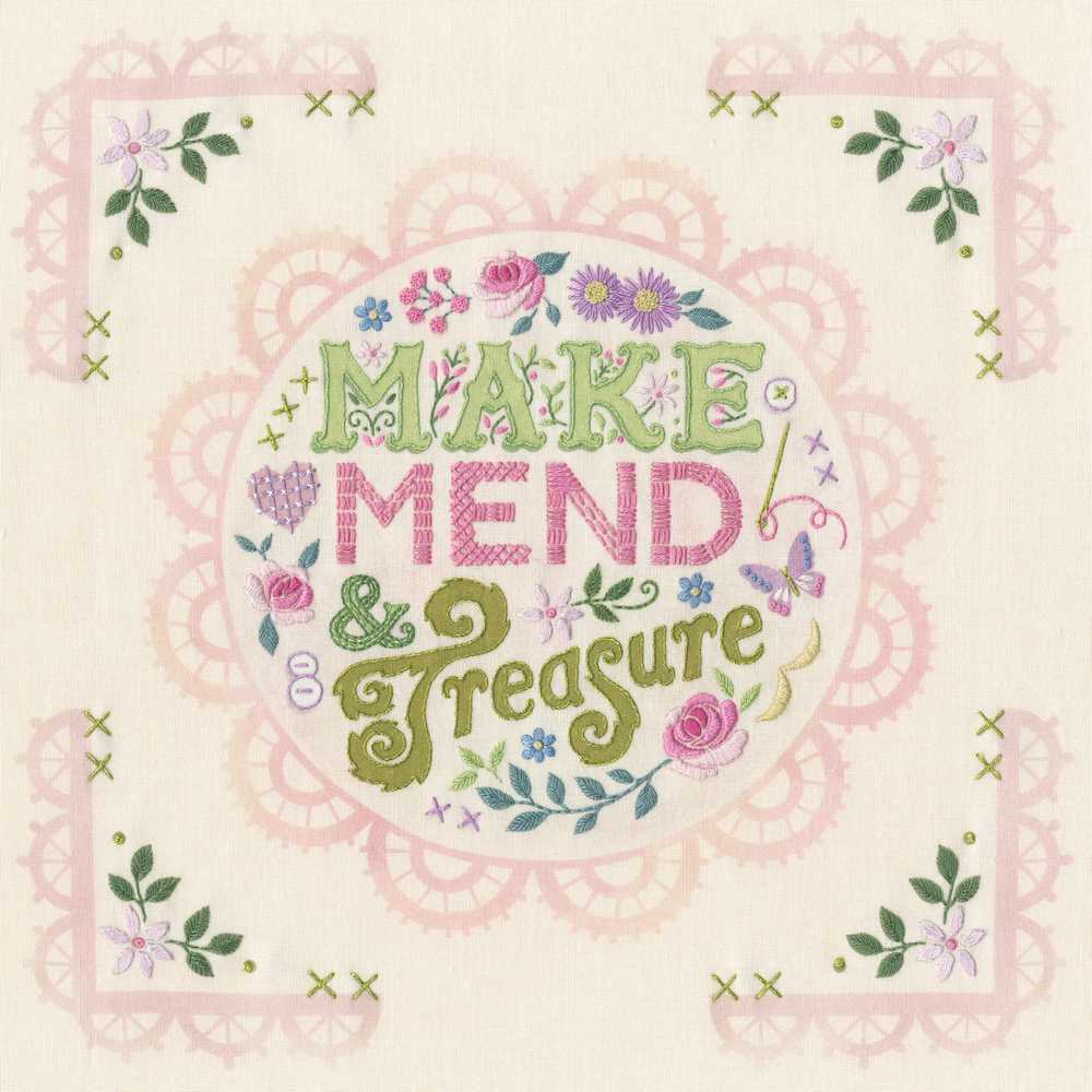 Make, Mend & Treasure Embroidery Kit ~ Bothy Threads
