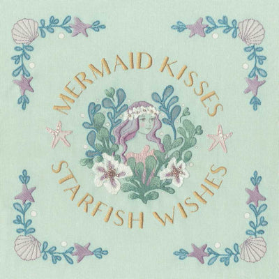 Mermaid Kisses Embroidery Kit ~ Bothy Threads