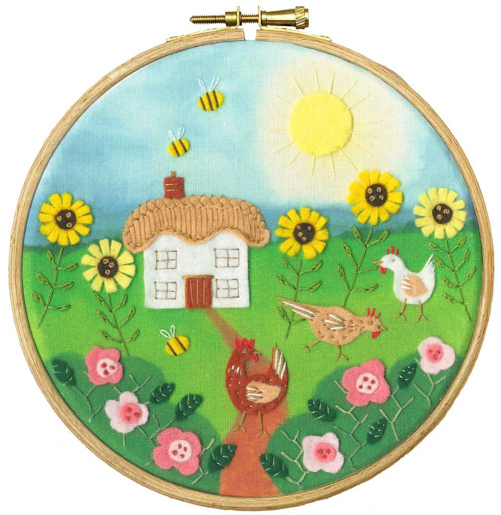 Free To Roam Felt Embroidery Kit ~ Bothy Threads