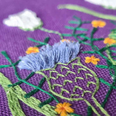 Morris & Co Inspired Botanicals Kit ~ Paraffle Embroidery