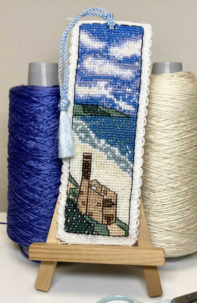 St Agnes Tin Mine Cross Stitch Bookmark Kit - Emma Louise Art Stitch