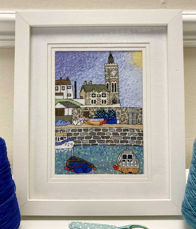 Porthleven Cross Stitch Kit - Emma Louise Art Stitch