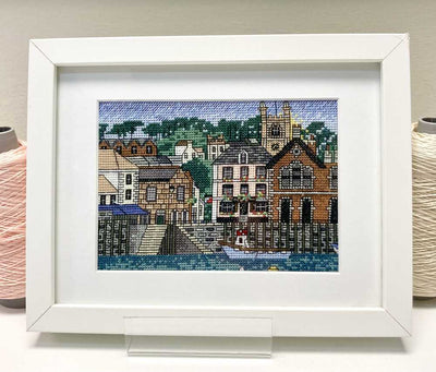 Fowey Harbour Cross Stitch Kit - Emma Louise Art Stitch