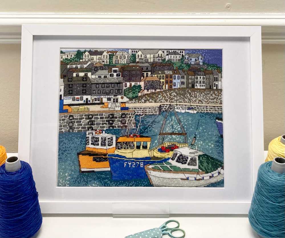 Mevagissey Cross Stitch Kit - Emma Louise Art Stitch