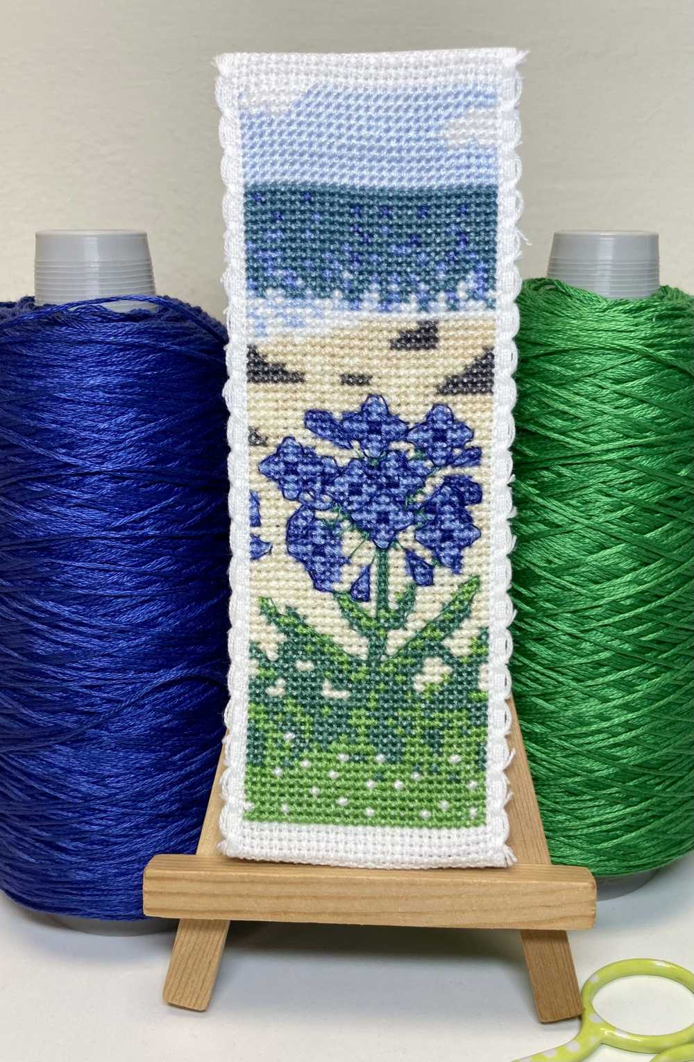 Agapanthus Bookmark Cross Stitch Kit - Emma Louise Art Stitch