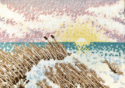 Winter Beach Cross Stitch Kit - Emma Louise Art Stitch