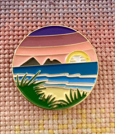 Sunset Bay Needle Minder - Emma Louise Art Stitch