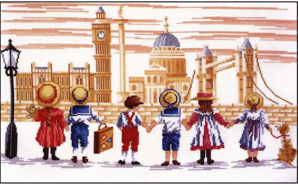 London - All Our Yesterdays Cross Stitch Kit by Faye Whittaker