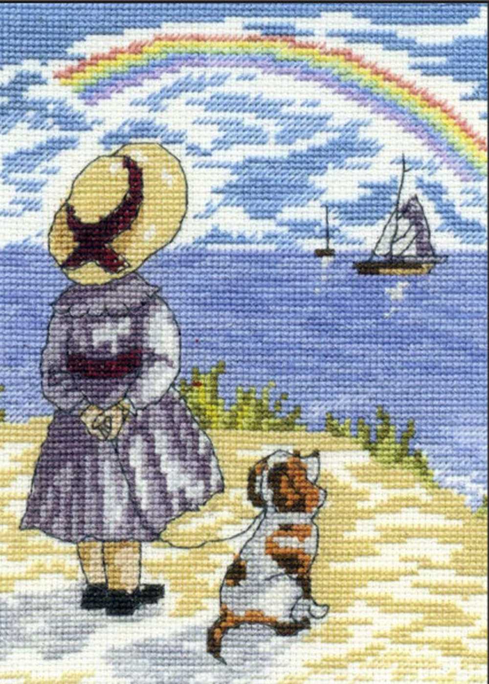 Rainbows - All Our Yesterdays Cross Stitch Kit by Faye Whittaker