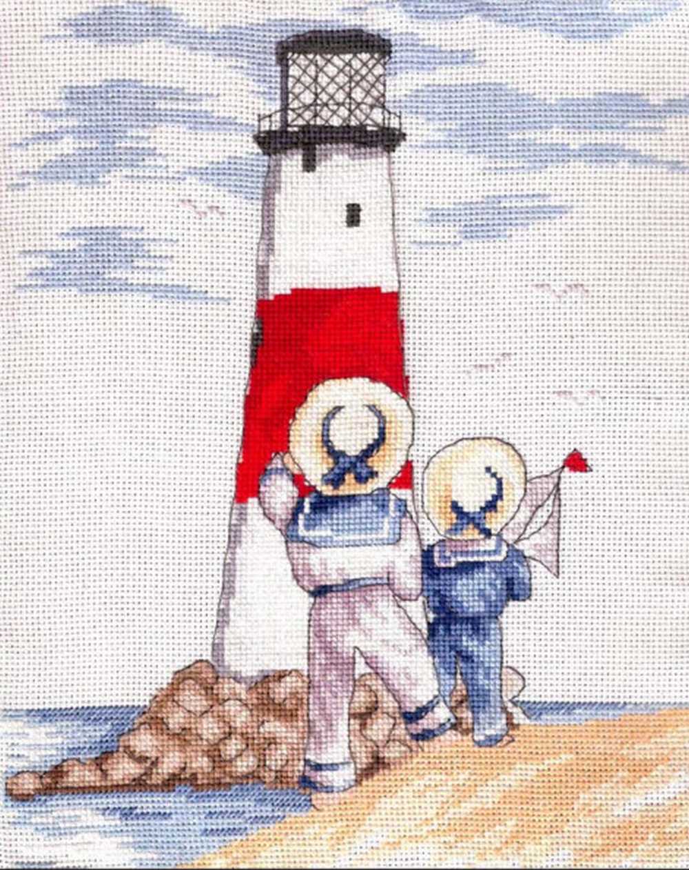 Lighthouse - All Our Yesterdays Cross Stitch Kit by Faye Whittaker