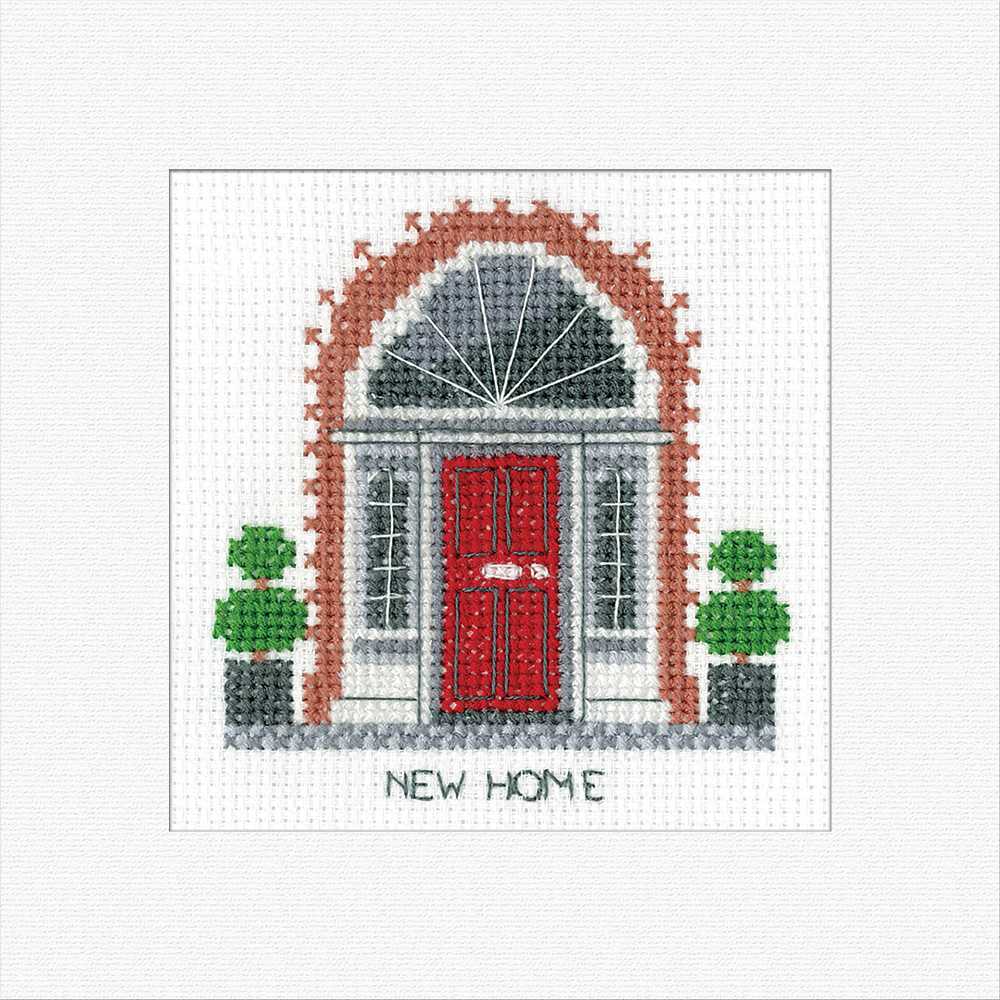 New Home Cross Stitch Card - Heritage Crafts