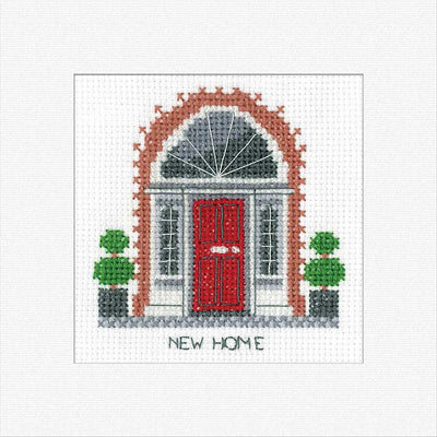 New Home Cross Stitch Card - Heritage Crafts