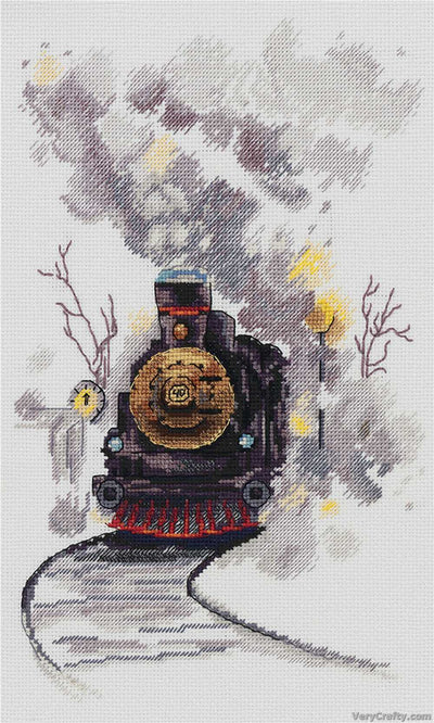 The Misty Express Cross Stitch Kit ~ PANNA