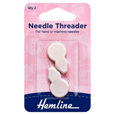 Needle Threader Plastic Handle Hemline
