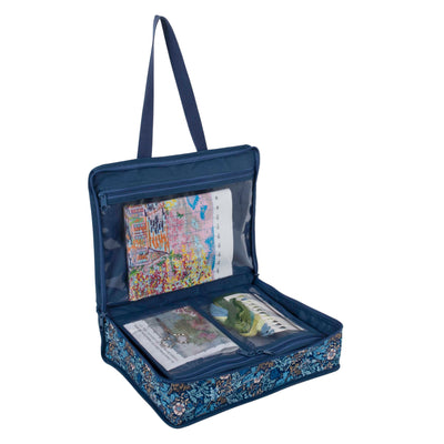 Woodblock Floral Project Case - Hobby Gift