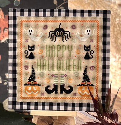 Happy Halloween Mini Cross Stitch Kit Historical Sampler Co