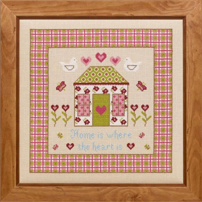Home is Where the Heart is (House) Cross Stitch Kit Historical Sampler Co SALE