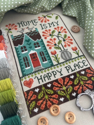 Little Dove Designs Cross Stitch Kit - Home Is My Happy Place