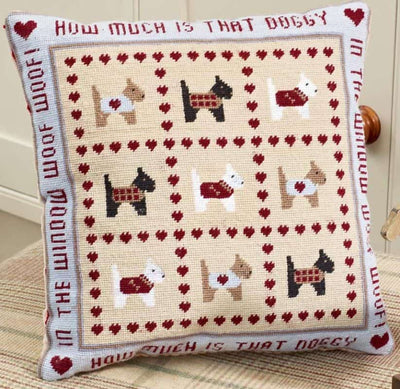 How Much is That Doggy Tapestry Kit Historical Sampler Company
