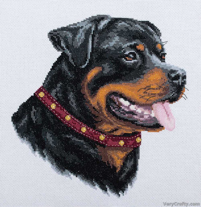 Rottweiler Cross Stitch Kit ~ PANNA