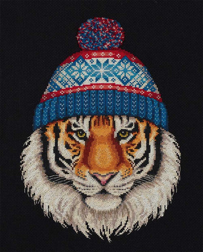 Theo the Sports Tiger Cross Stitch Kit ~ PANNA