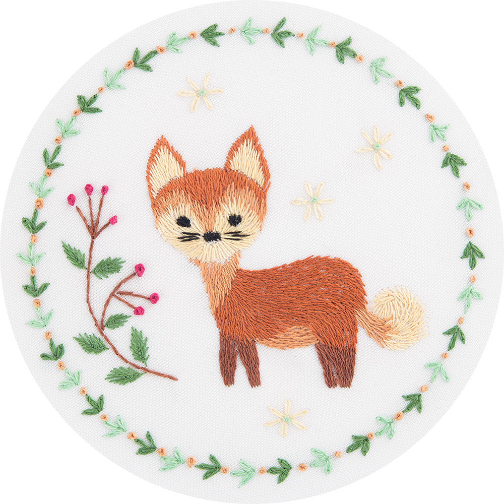Red Fox Embroidery Kit ~ PANNA