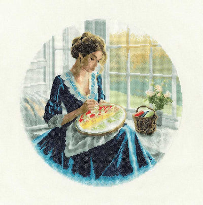 Annabel Elegance  Cross Stitch Kit Heritage Crafts