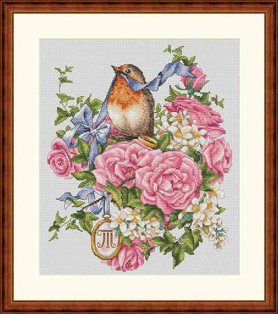 Wedding Ring Cross Stitch Kit ~ Merejka