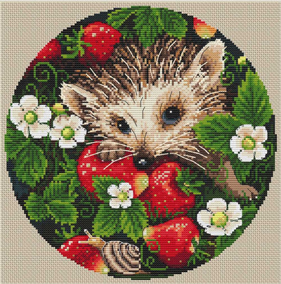 Strawberries Cross Stitch Kit ~ Merejka