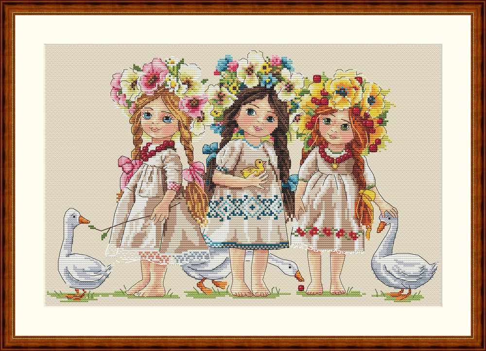 Friends Cross Stitch Kit ~ Merejka