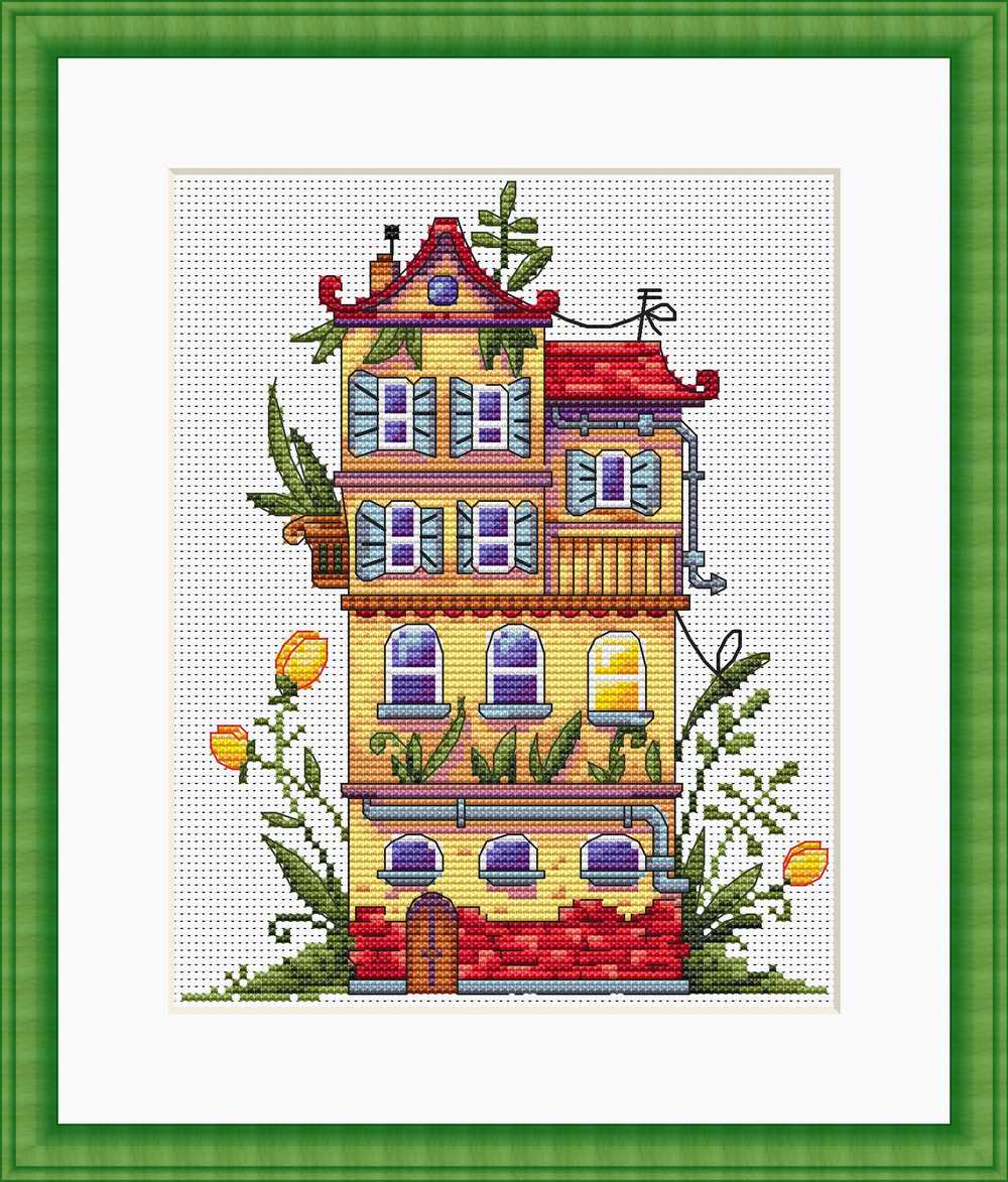 Spring House ~ Merejka Cross Stitch Kit