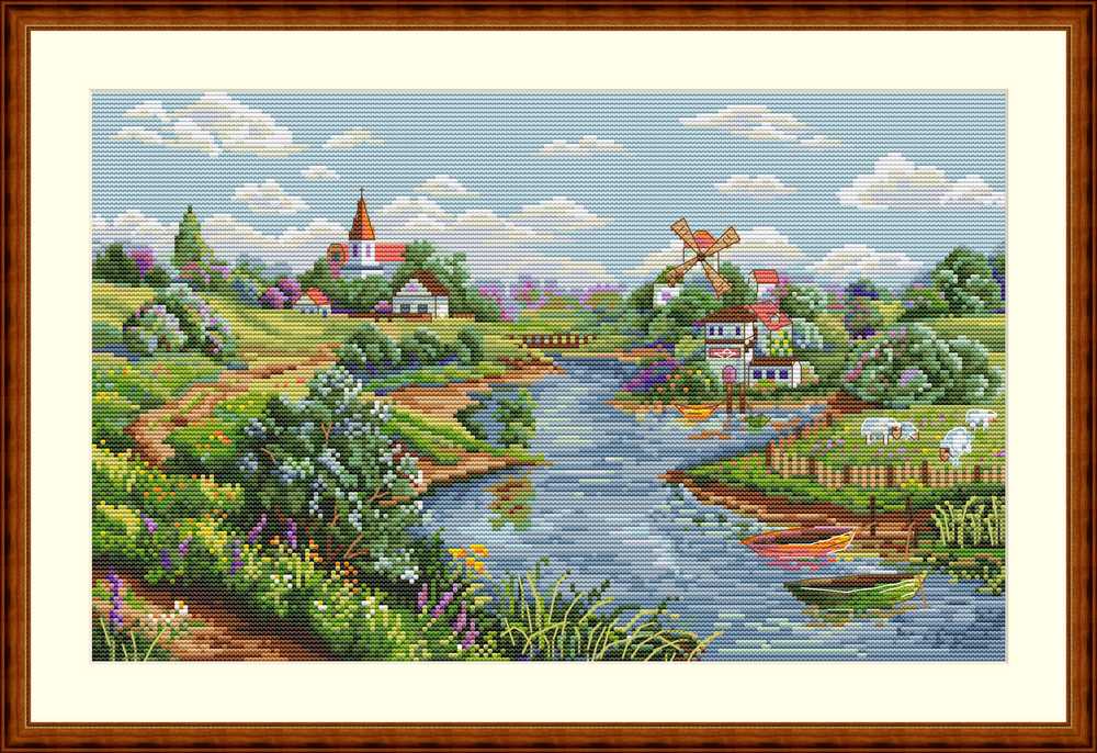 Spring View Cross Stitch Kit ~ Merejka