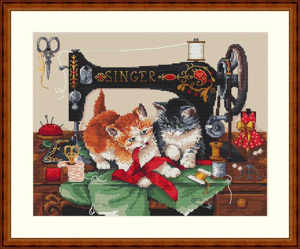 Players and Singer Cross Stitch Kit ~ Merejka