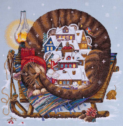Cosy Winter Christmas ~ Merejka Cross Stitch Kit