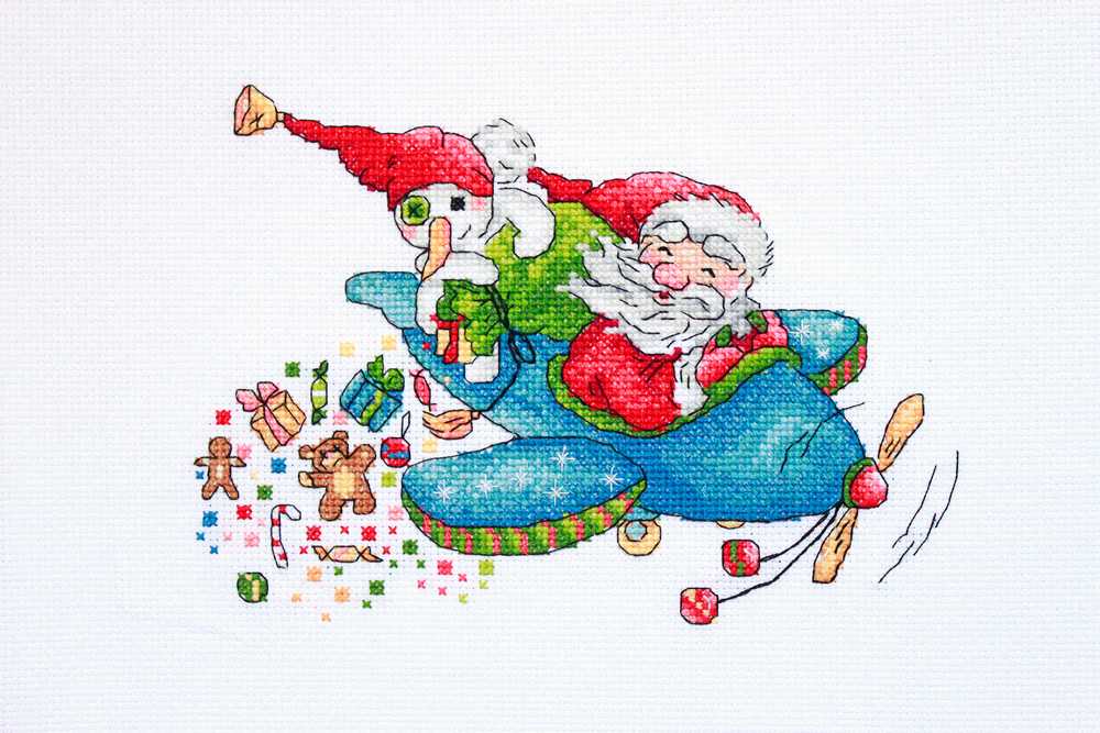 Christmas Flight ~ Merejka Cross Stitch Kit