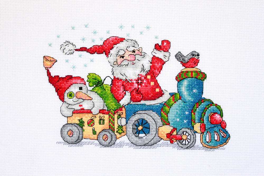 Christmas Travel ~ Merejka Cross Stitch Kit