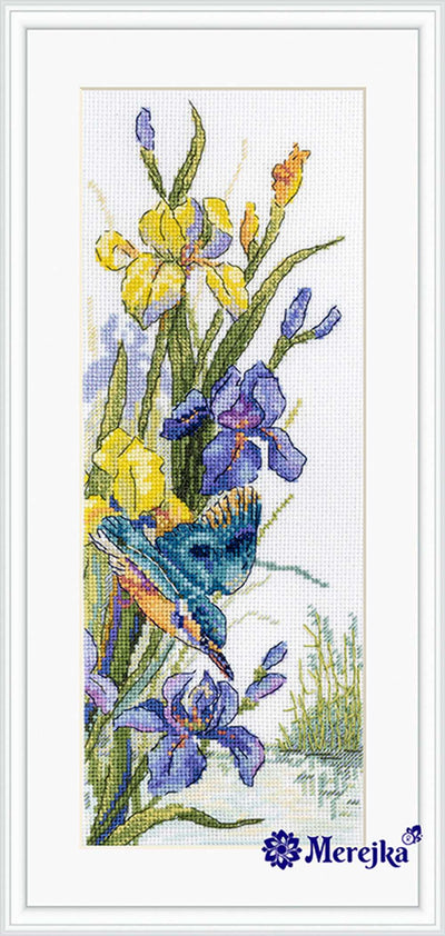 Kingfisher  Flight Cross Stitch Kit ~ Merejka
