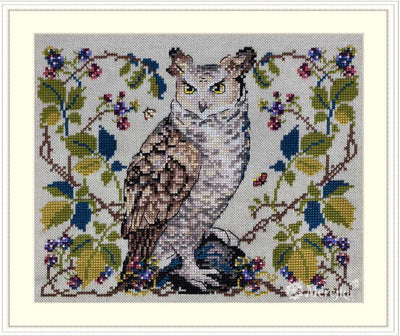 The Owl Cross Stitch Kit ~ Merejka