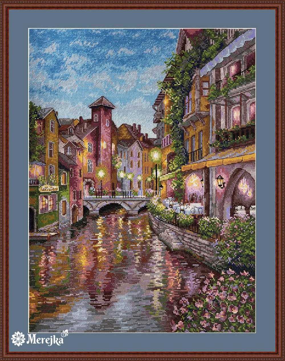 La Riviere Counted Cross Stitch Kit by Merejka